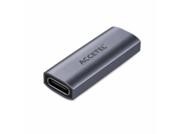 Adaptador Usb4 Type c F para Type c F ACCETEL Ad177 Cinzento Escuro