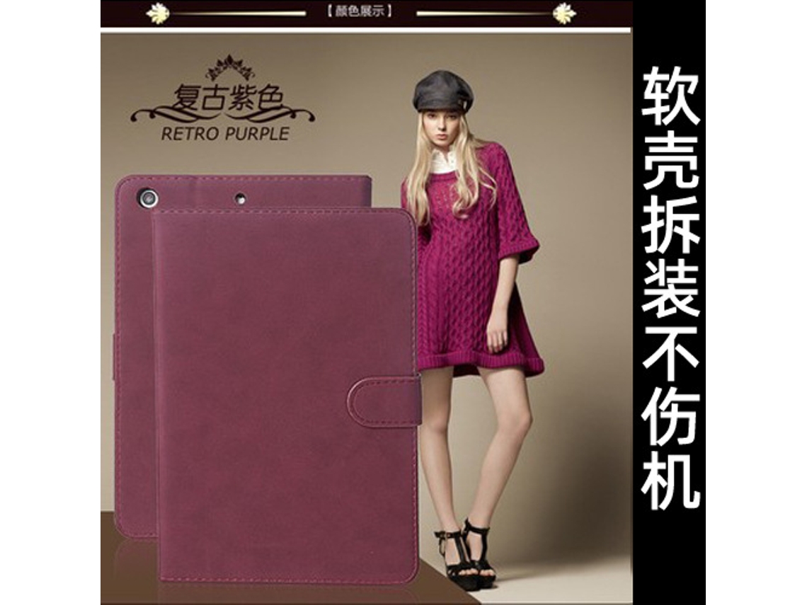 Capa Para Tablet Apple Retro (roxa) [capa Macia Com Bordas Completas] - Ipad 11 (11 Polegadas)