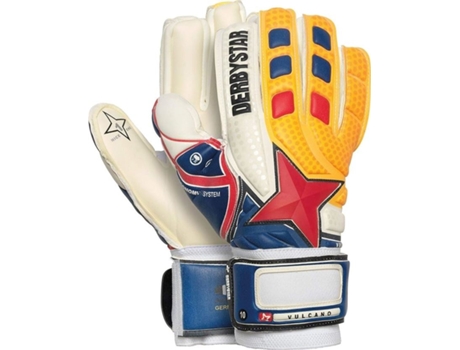 Luvas de goleiro Derbystar Vulcano 9.5: aderência e conforto incomparáveis