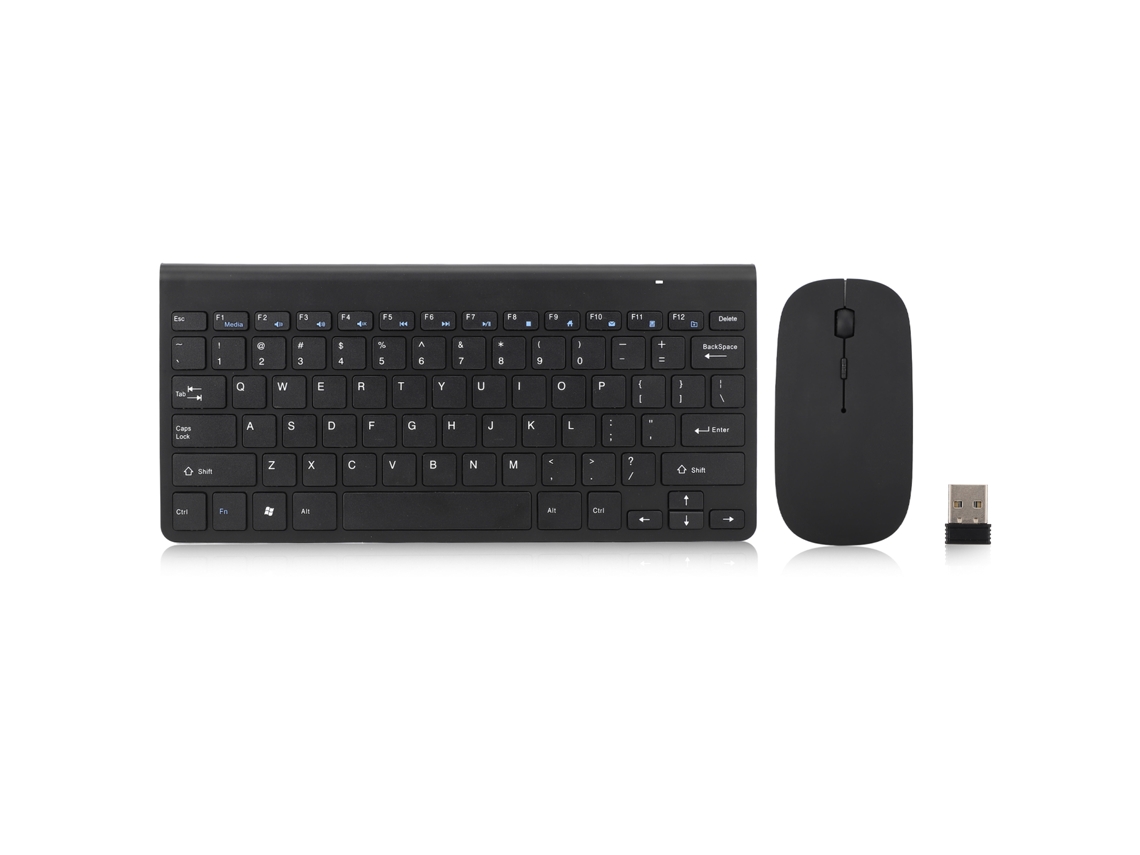 Combo De Teclado E Mouse Sem Fio Ergonômico