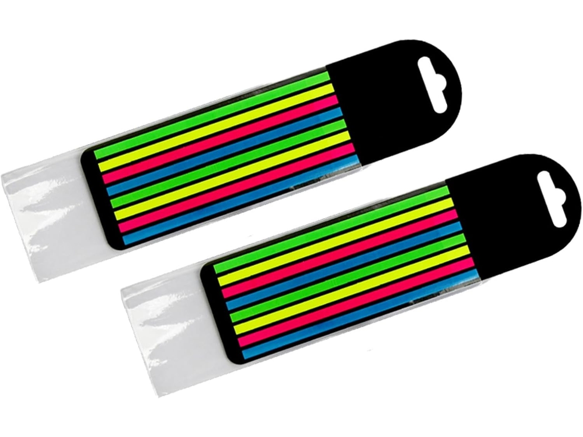 Tiras De Marcação Fluorescentes, Para Livros E Documentos