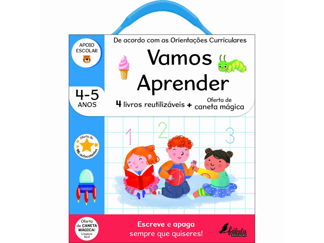 Livro Vamos Aprender 4-5 Anos de Moira Butterfield (Português)