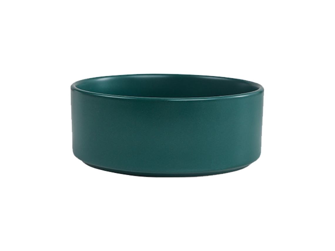 Tigela de Cerâmica para Gatos e Cães de Pequeno Porte, Antiderrapante, para Água e Ração AQUAFORGE