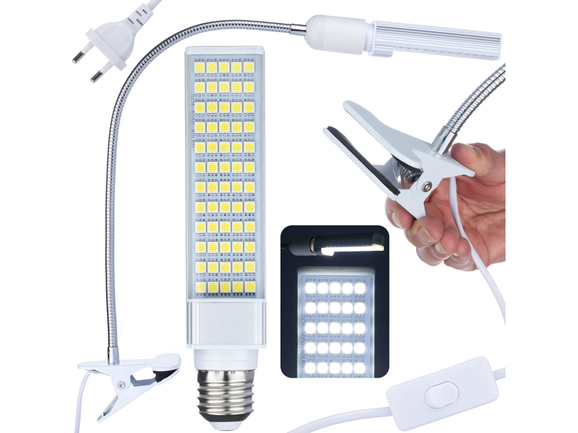 Luminária Auxiliar Para Microscópio, 20w, Clipe, Para Trabalho De Precisão E Observação Detalhada