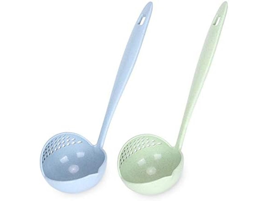 Colher Filtrante Anti-Queimadura 2 em 1 Utensílio Multifuncional de Cozinha NEVEANCE