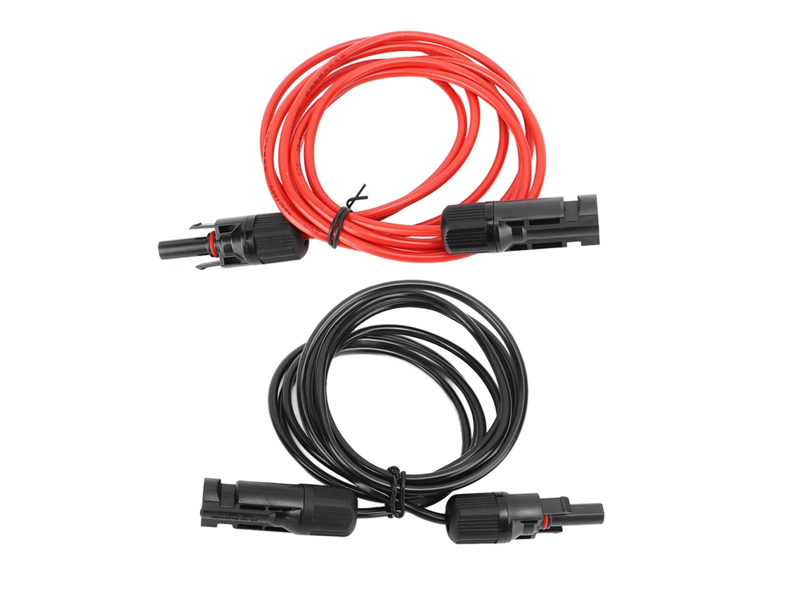 Cabo De Extensão Painel Solar 2m 12awg Com Conectores