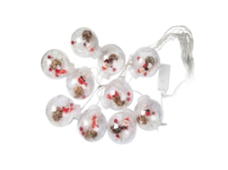 2026 luces de Cadena Navideñas de Estilo Santa Con Bombillas Globales Seguras de Pvc para Hogar Café Fiesta Led