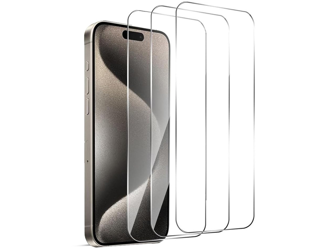 Película De Vidro Temperado Hexinyigjly Para Iphone 16 Pro Max – Alta Definição, Pack De 3 Unidades
