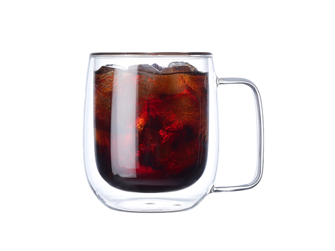 Copo de Café de Vidro Resistente Ao Calor LAXISCREED 250ml
