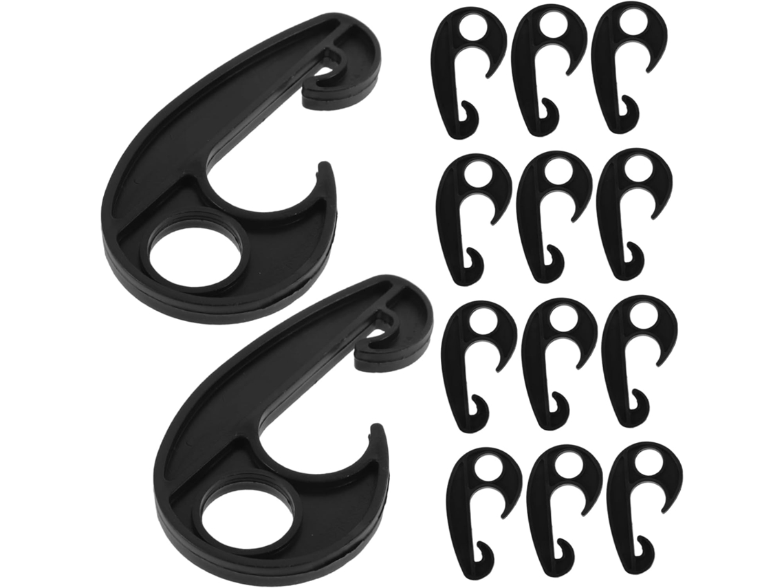 Pacote Com 20 Ganchos De Lona Pvc À Prova Vento,plástico Para Capa Carro,fixadores Resistentes...