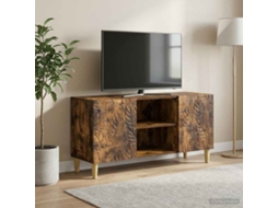 Vidaxl Gabinete Para Tv 102 X 34,5 X 50 Cm Carvalho Fumado