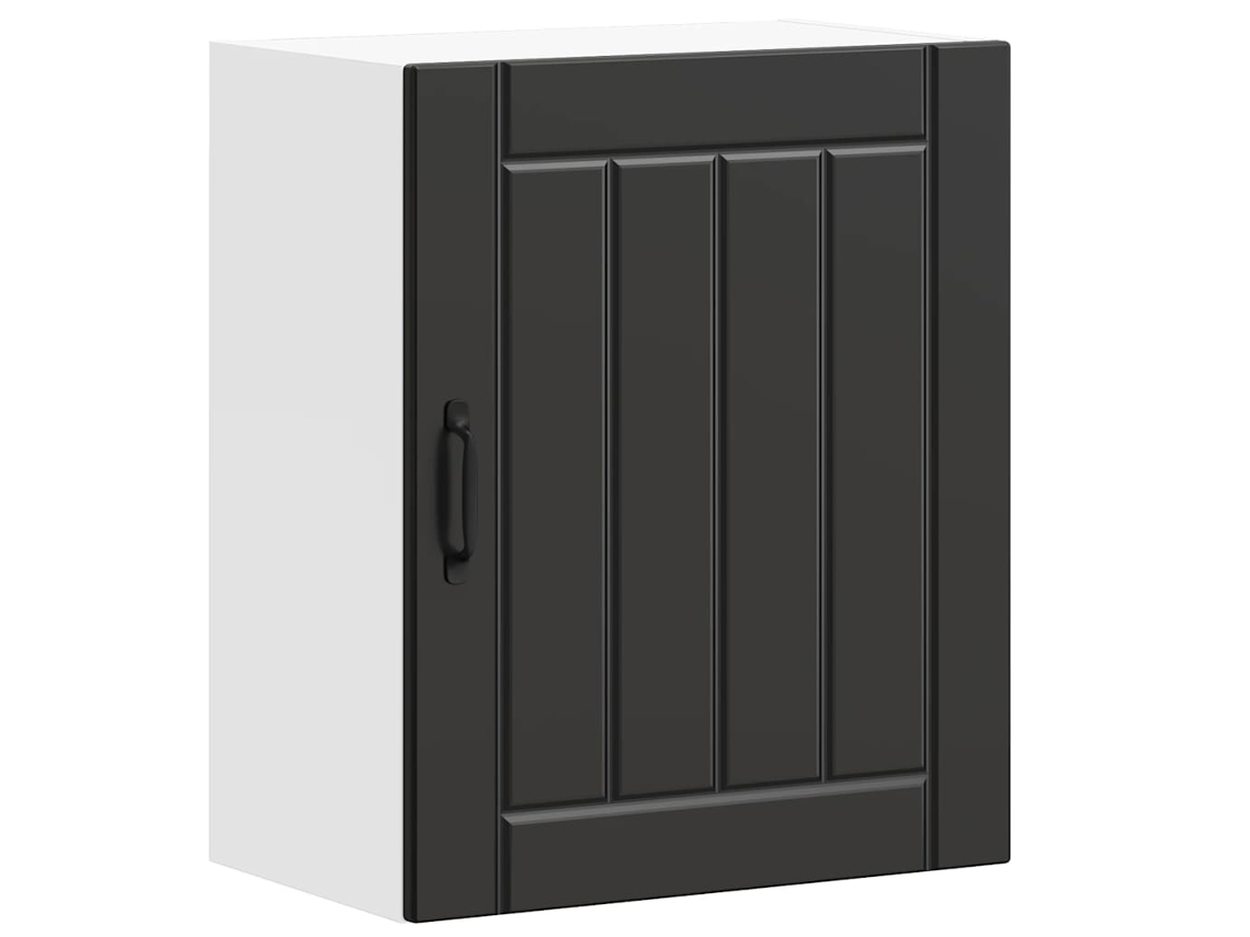Armário de Parede da Cozinha Lucca Derivados de Madeira Preto MAISON EXCLUSIVE
