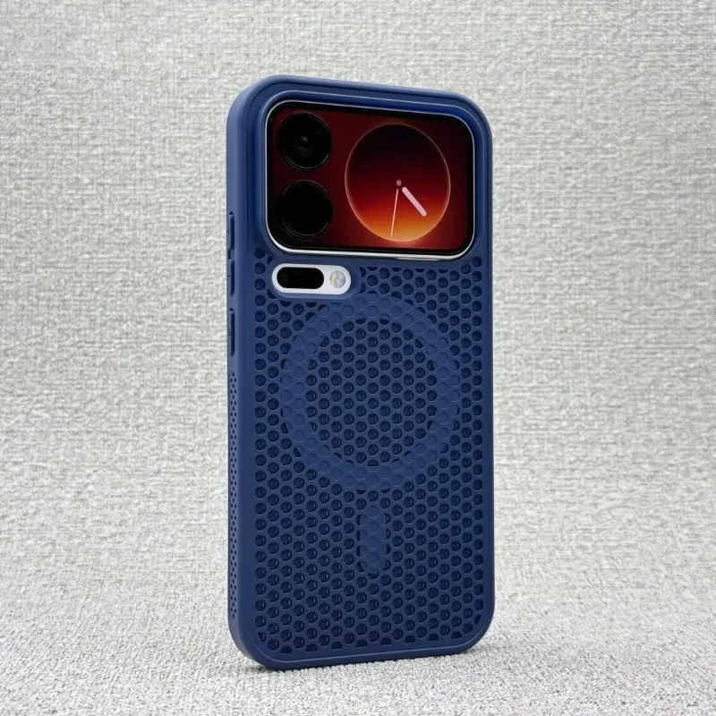 Capa Magnética Rígida De Policarbonato Para Dissipação De Calor (xiaomi 15 Pro Azul)