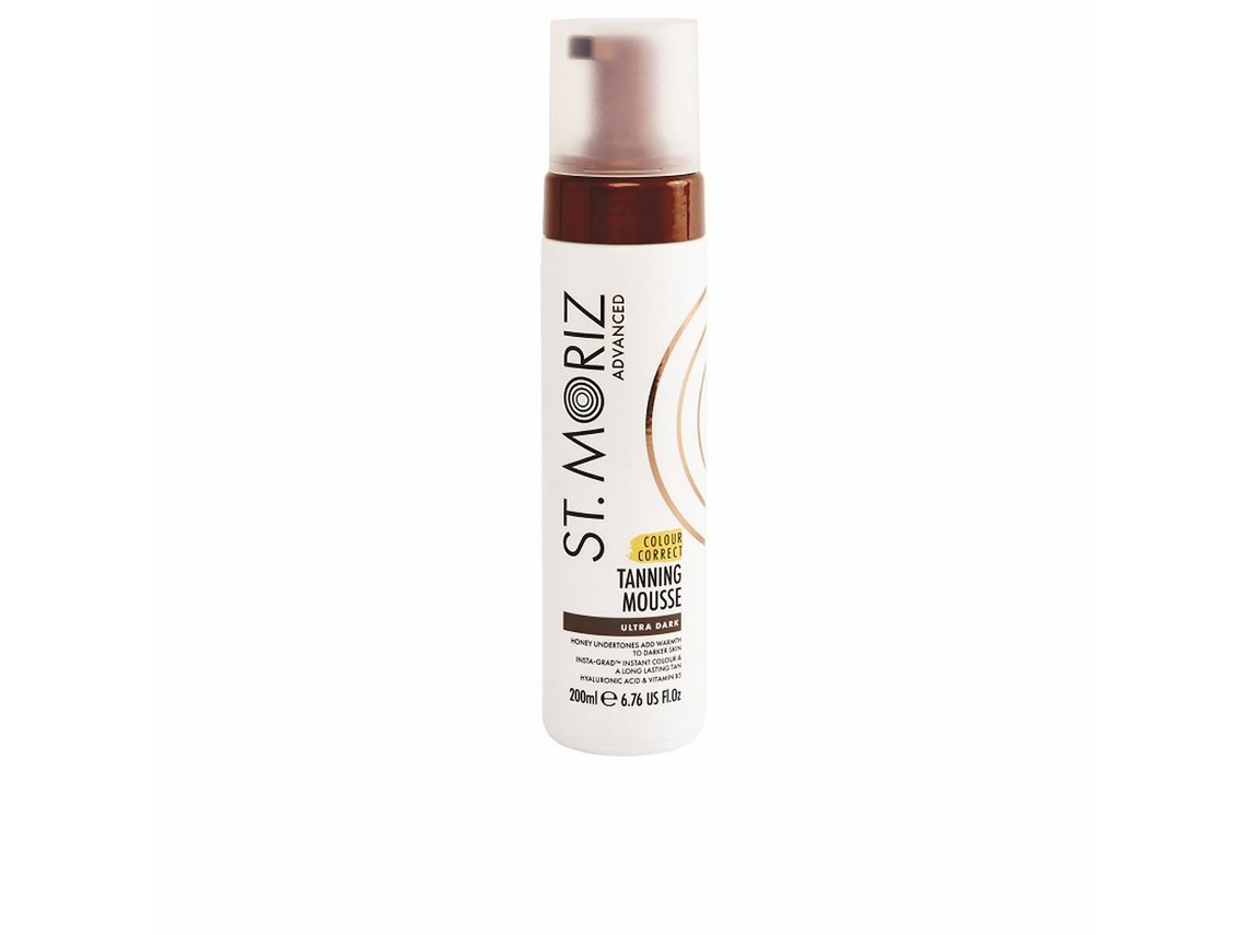 St Moriz Advanced Tanning Foam Autobronceadora Corretora Ultra Dark 200 Ml