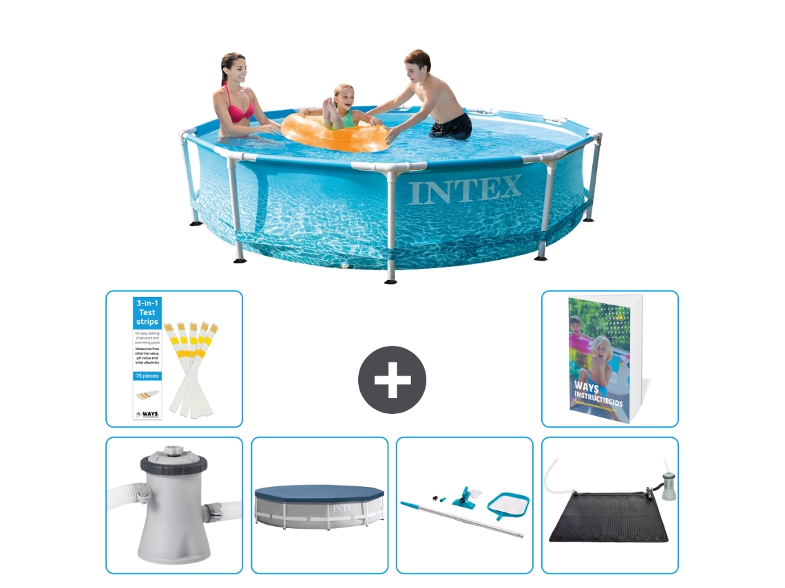 Intex Piscina Com Estrutura Redonda - 305x76 Cm - 7-peças S241