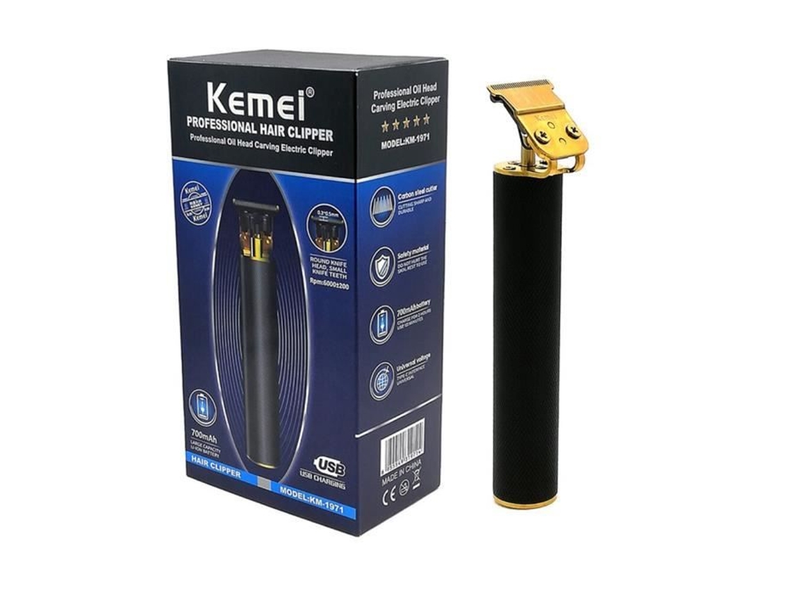 Pro Li T-Outliner Esqueleto Pesado Hitter Aparador Sem Fio Masculino 0Mm Cabeça Aparador de Cabelo Acabamento Máquina de Corte de Cabelo