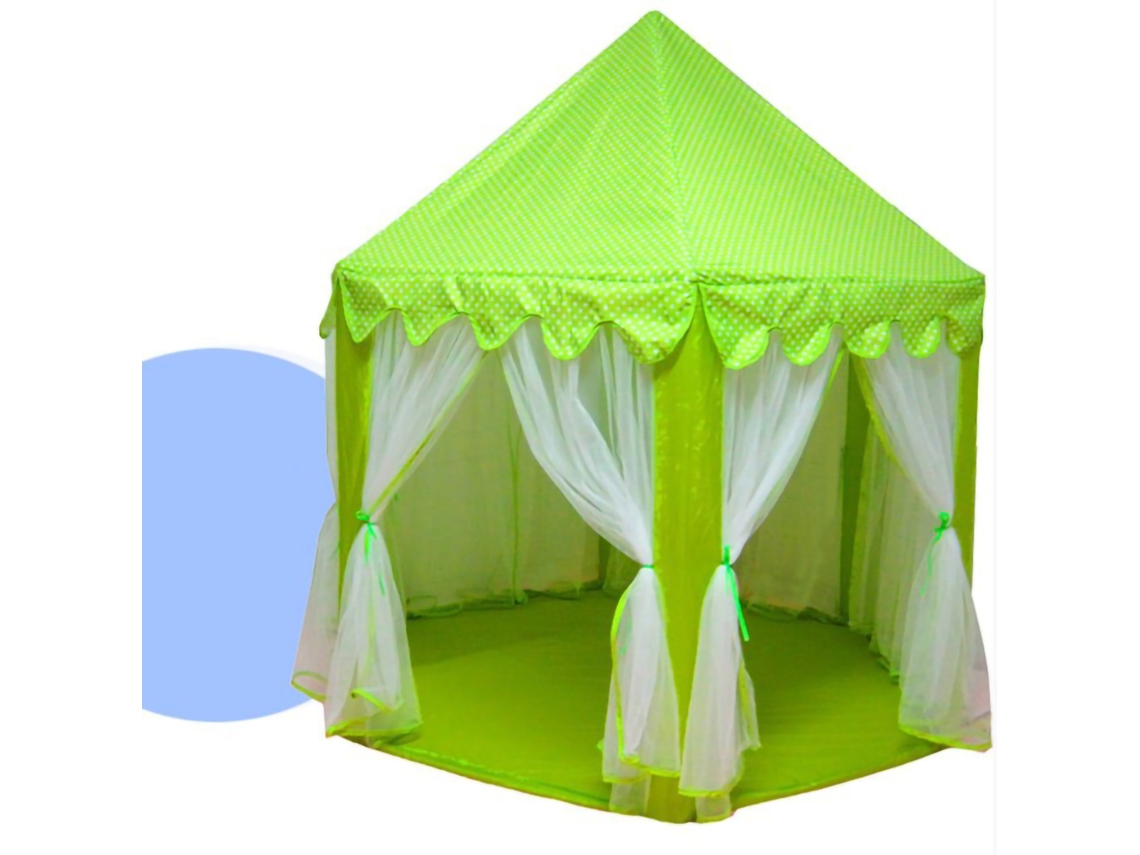 Mali barraca Infantil Castelo de Princesa Indoor Anti Mosquito para Brincar e Dormir Verde 2 Pessoas