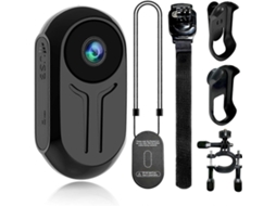Mini Câmera de Ação Esportiva para Polegar, Câmera Corporal Fhd 1080p com Áudio, Corpo Pequeno TAISHENGDA