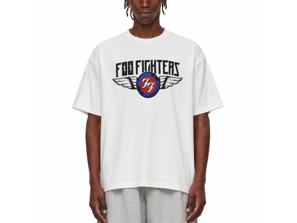 Foo Fighters Flash Wings T-shirt Unisex Adults Size:xl