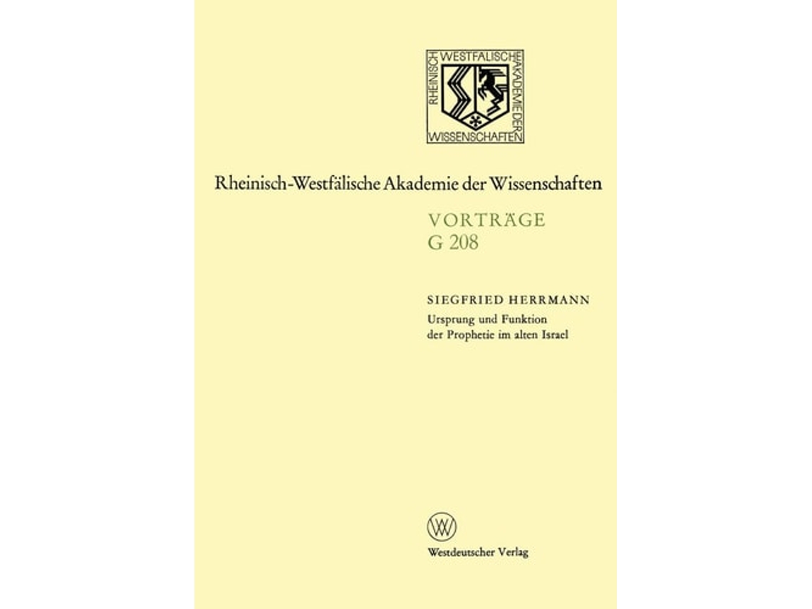 Livro Ursprung Und Funktion Der Prophetie Im Alten Israel De Siegfried Herrmann (alemão)
