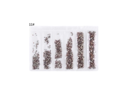 Ferramenta De Manicure Diy Com Brilhos E Pedras Para Unhas, Decoração De Mini Pérolas Base Plana (11)