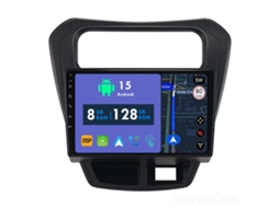 Auto Rádio Carro Bluetooth Autoradio 8GB RAM 128G ROM CarPlay Navegação GPS Ecrã Táctil RoverOne para Suzuki Alto 800 2014  