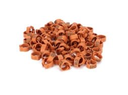 Anilhas de Pé para Pombos 10mm em Plástico