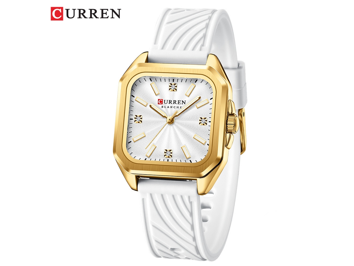 Relógio Feminino (branco), Relógio De Pulso Compacto De Quartzo