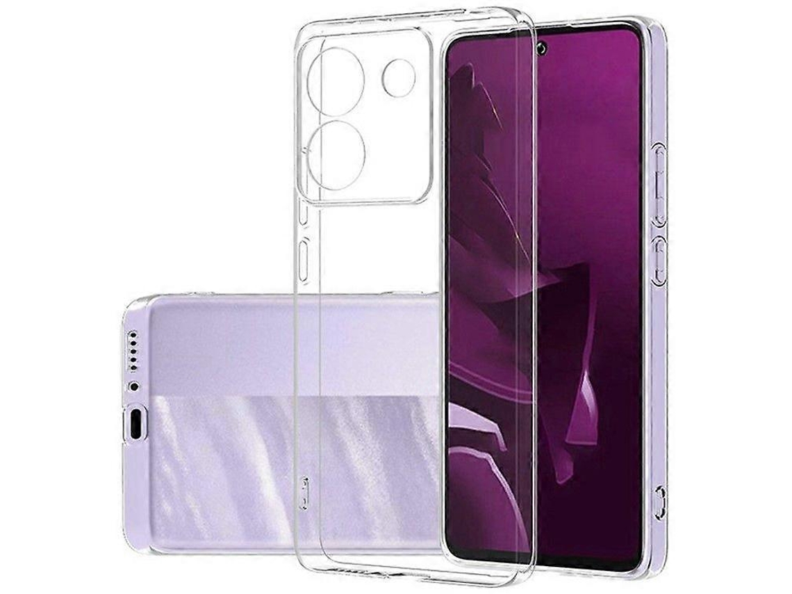 Para Xiaomi Poco M7 Pro 5g Capa De Telefone Transparente Ultrafina E Flexível Tpu Capa Traseira