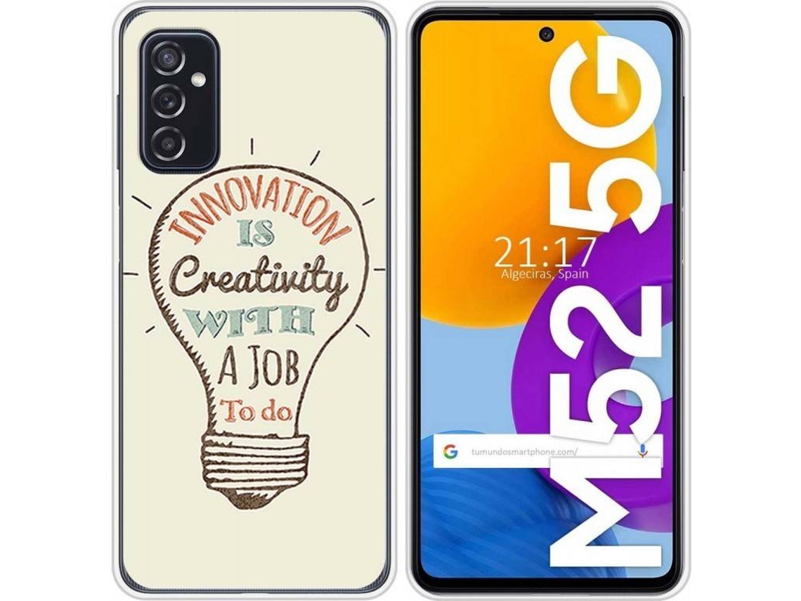 Capa Samsung Galaxy M52 5G TUMUNDOSMARTPHONE Creativity Multicor