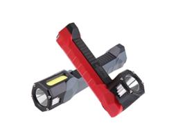 Luz De Trabalho Led Vermelha De 8 W + Cob De 15 W, 1000 Lm, Lanterna Superbrilhante De Longo Alcance De 500 M, Bateria 18650 Integrada, Lâmpada De Tra