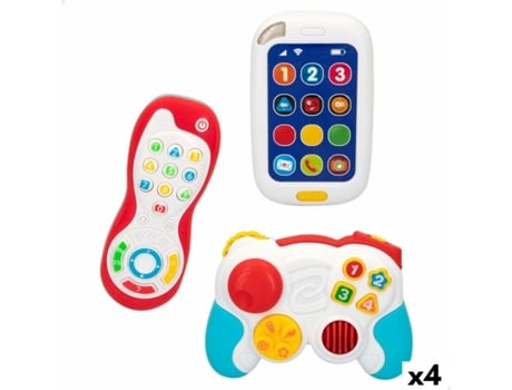 Conjunto de Brinquedo Didático PLAYGO 14,5 x 10,5 x 5,5 Cm (Idade Mínima Recomendada: 12 meses - 4 unidades)