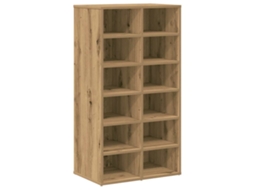 Shoe Rack, Shoe Racks Vidaxl Marrom Madeira Processada (n/a)