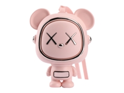 Ventilador Sem Remo Primerox Pescoço, USB, Silencioso, Formato Urso, Verão