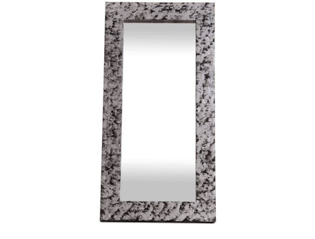 Espelho LOHOART Pedra (Prata Piedra - Madeira - 60 x 120 x 3.5 cm)