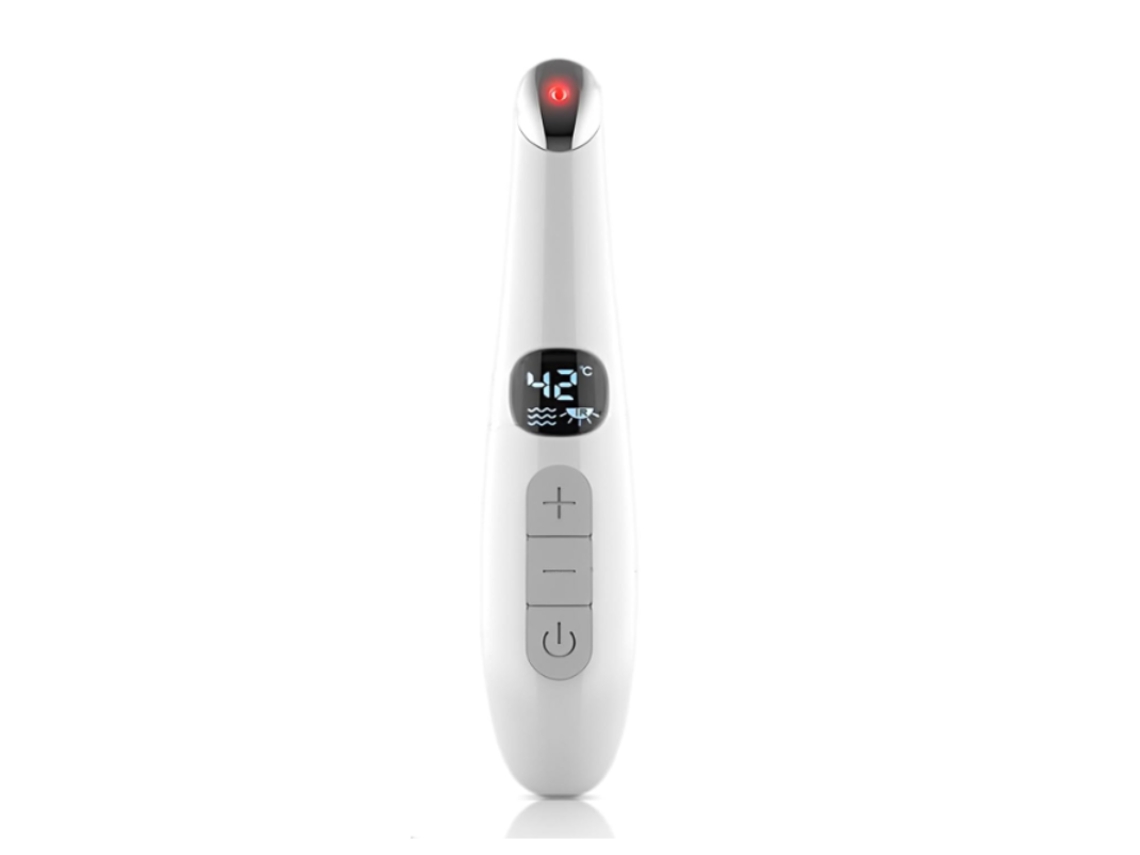 Varinha Ocular 3 Em 1, 98-113°f, Lcd, Para Olheiras E Inchaço (branco)