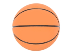 Mali bola de Borracha de Basquete Pequena para Pets Interativa Alivio de Estresse Portátil Marrom