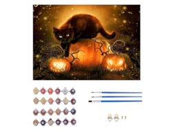 1 Unidade de Pintura Por Números para Decorações de Halloween ALLINLESS