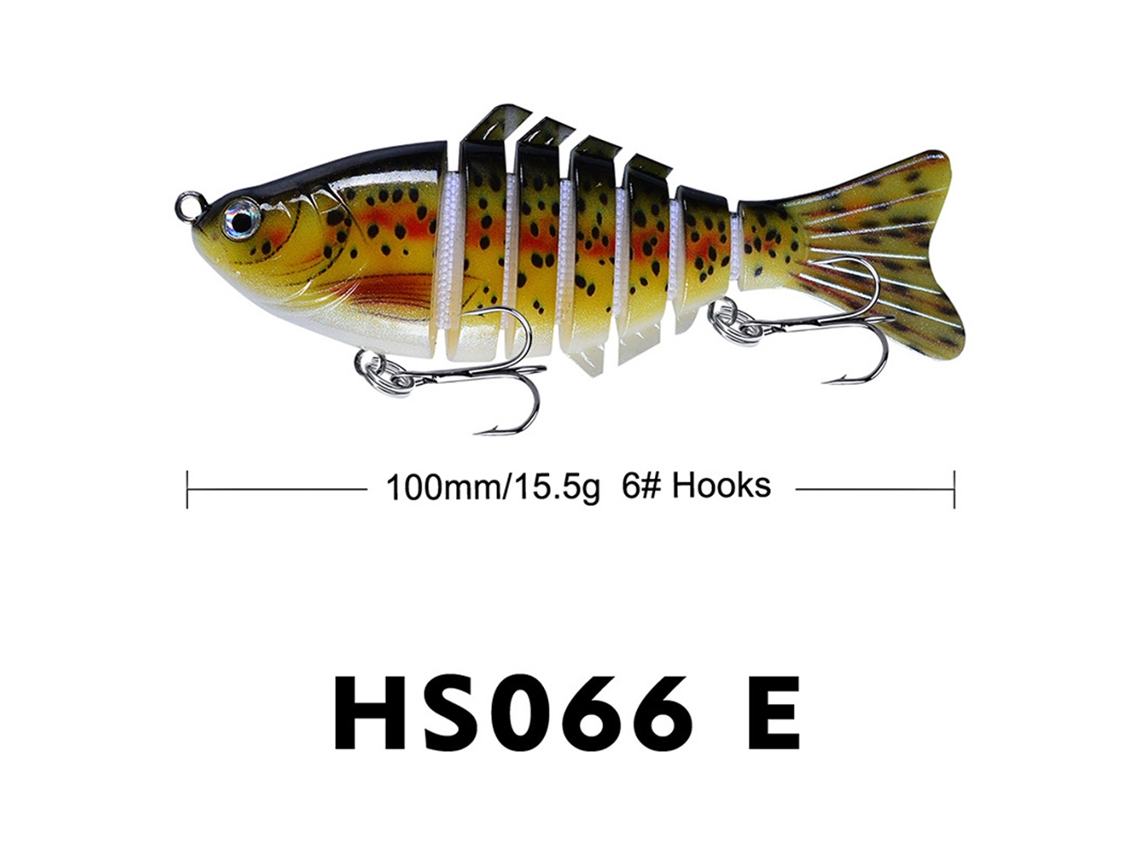 Isca Artificial 10cm Nadadora Lentamente Afundante