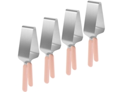 Pinça Para Bolo Gatuida Em Aço Inoxidável Prateado, Conjunto De 4 Peças, Fácil De Usar, Design Ergonômico, Ferramenta