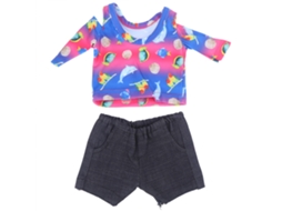Ats roupas para Bonecas de 18 Polegadas, Traje de Exercício, Presente de Aniversário para Crianças (qd18032)