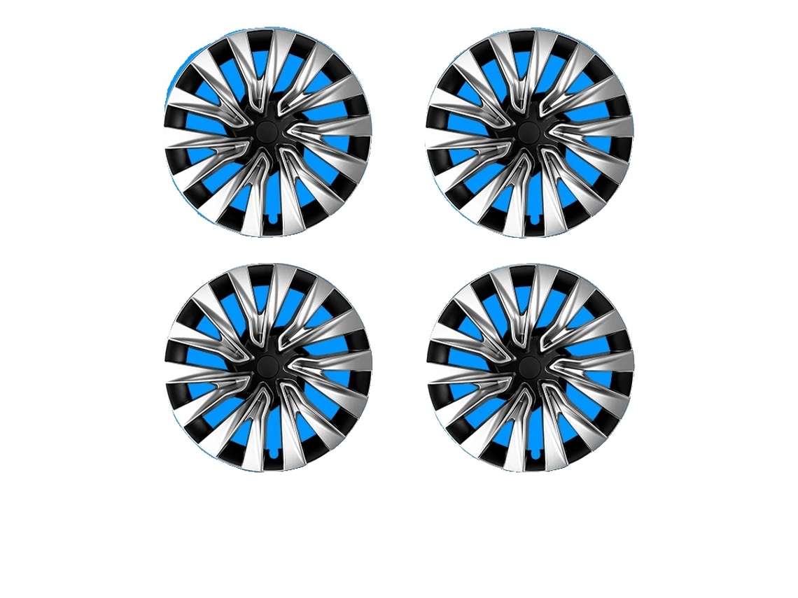 Capa De Roda, Estilo De Turbina 19, Compatível Com Tesla Model 3, Estilo Do Século 19 Prata, Para Tesla 18 Polegadas, Modelo 3 Highland