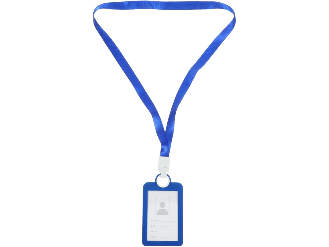 Porta Crachá De Silicone Macio Com Cordão Leve E Resistente A Rasgos, Porta Identificação E Cartões De Crédito, Para