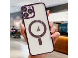 Capa Para Iphone 11 Pro Max - Revestimento Eletroplástico - Tecnologia Magsafe