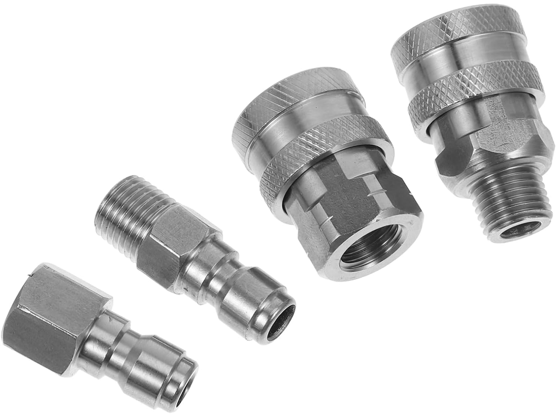 Adaptador De Conexão Rápida Em Aço Inoxidável Com Rosca Dupla Para