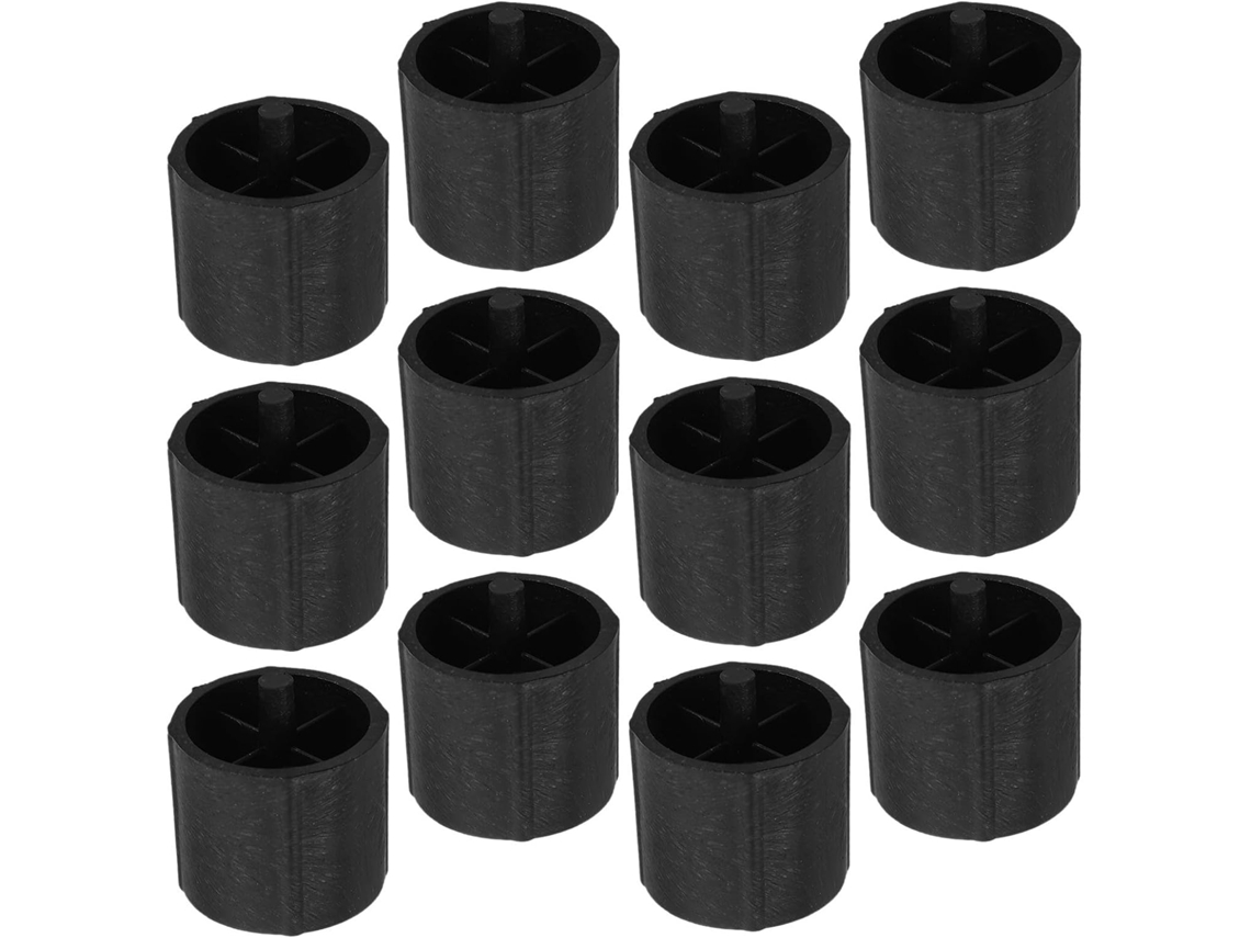 Conjunto Nuobesty com 12 núcleos de inserção transparentes em plástico resistente ao desgaste e de fácil instalação para dispensador.