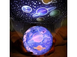 Projetor De Luz Noturna Estrelada Planetário Terra Universo Luz Led Céu Estrelado Presente Para Crianças Natal