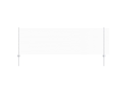 Conjunto 1 Cerca Externa Vidaxl Prateado Aço (100 X 0,8 M)