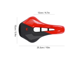 Assento Mali para Bicicleta MTB com Trilhos de Aço Couro PU Macio Respirável