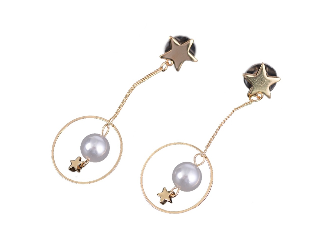 Brincos Pendentes Moda Com Pérola